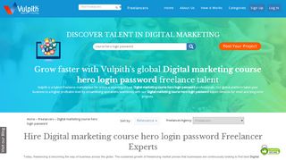 
                            9. Find and hire freelancers in Digital Marketing course hero login ...