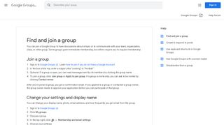 
                            10. Find and join a group - Google Groups Help - Google Support