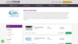 
                            5. Find Best UBL Credit Card | Get Complete Info Online