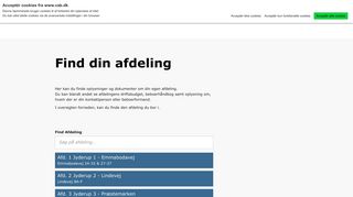 
                            3. Find din afdeling - Vestsjællands Almene Boligselskab