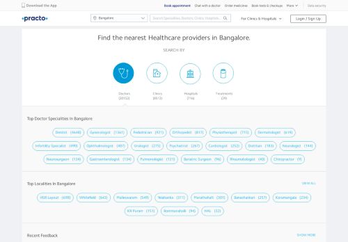 
                            5. Find Doctors, Clinics , Diagnostics & more - Healthcare in ... - Practo