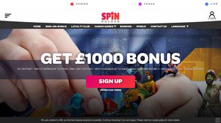 
                            9. Find Great Mobile Casino Games at Spin Palace Casino
