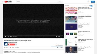 
                            7. Find information about a company in Orbis - YouTube