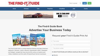 
                            8. Find-It Guide Printed Edition - Kaiserslautern, Stuttgart and Wiesbaden ...