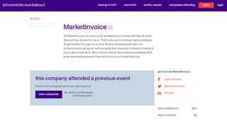 
                            13. Find jobs at MarketInvoice | siliconmilkroundabout