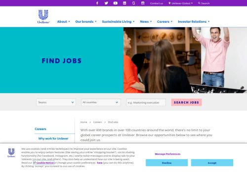 
                            4. Find Jobs | Careers | Unilever global company website