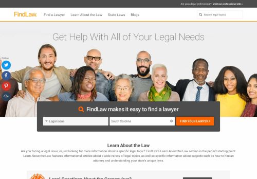 
                            6. Find Laws, Legal Information, and Attorneys - FindLaw