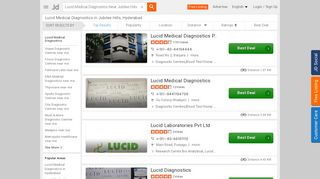 
                            9. Find list of Lucid Medical Diagnostics in Jubilee Hills, Hyderabad ...
