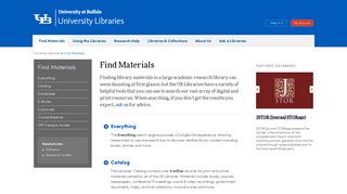 
                            9. Find Materials - University at Buffalo Libraries
