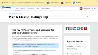 
                            12. Find my FTP username and password | Web & Classic Hosting ...