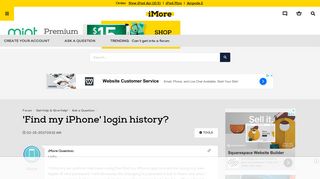 
                            3. 'Find my iPhone' login history? - iPhone, iPad, iPod Forums at ...