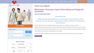 
                            10. Find My Match: Free to join to find and meet your perfect match online