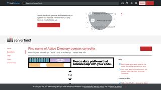 
                            9. Find name of Active Directory domain controller - Server Fault