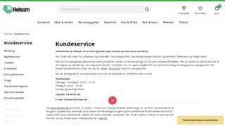 
                            4. Find nyttige informationer om Helsam kundeservice på helsam.dk