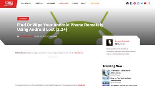 
                            13. Find Or Wipe Your Android Phone Remotely Using Android Lost [2.2+]