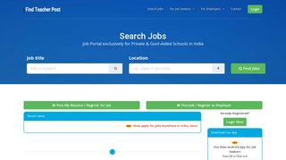 
                            2. Find Teacher Post - Private School Teachers Recruitment Portal | Find ...