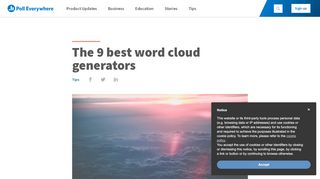 
                            6. Find the best word cloud generator for your project