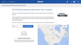 
                            12. Find Vehicle Inspection Sites Near Your Location | GEICO