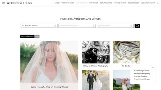 
                            4. Find Vendors - Wedding Chicks