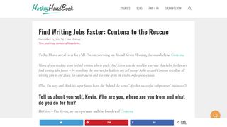 
                            6. Find Writing Jobs Faster: Contena to the Rescue | Horkey HandBook
