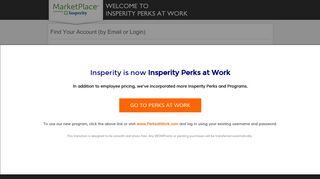 
                            11. Find Your Account (by Email or Login) - Insperity Perks at Work