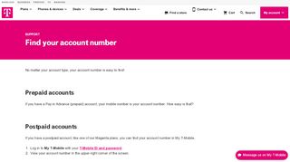 
                            12. Find your account number | T-Mobile Support