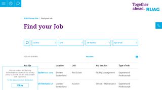 
                            5. Find your Job | RUAG