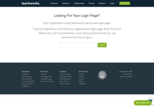 
                            11. Find Your Login Page | Teachworks