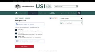 
                            11. Find your USI | Unique Student Identifier