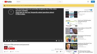 
                            13. Find your VPN username and password - YouTube
