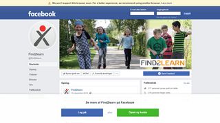 
                            9. Find2learn - Startside | Facebook