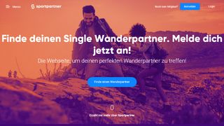 
                            4. Finde deinen Single Wanderpartner. Melde dich jetzt an! » Sport42