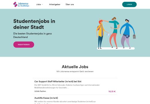 
                            6. Finde Studentenjobs in deiner Nähe | Jobmensa