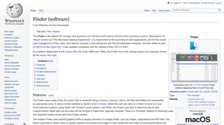 
                            12. Finder (software) - Wikipedia