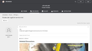 
                            11. Findes der også et service net - citronik.dk - Tapatalk