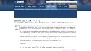 
                            2. Finding the members' login | SingSnap Karaoke