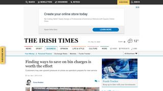 
                            10. Finding ways to save on bin charges is worth the effort - Irish Times