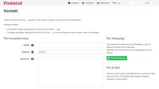 
                            8. Findmind - Contact