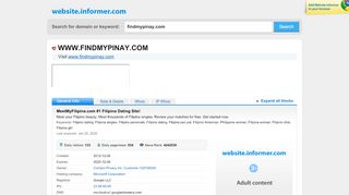 
                            11. findmypinay.com at WI. MeetMyFilipina.com #1 Filipina Dating Site!