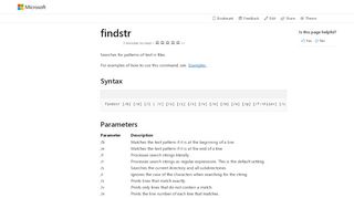 
                            5. findstr | Microsoft Docs
