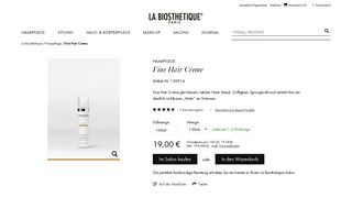 
                            1. Fine Hair Creme - La Biosthetique