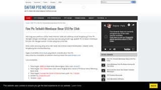 
                            5. Fine Ptc Terbukti Membayar Besar $10 Per Click - daftar ptc no scam