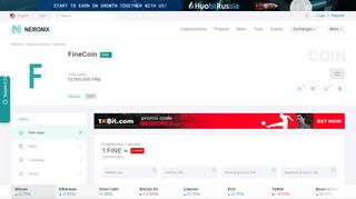 
                            8. FineCoin price - 1 FINE to usd value history chart - how much is a ...