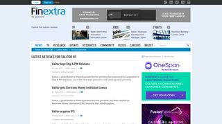 
                            9. Finextra: latest articles for Valitor hf - Finextra Research