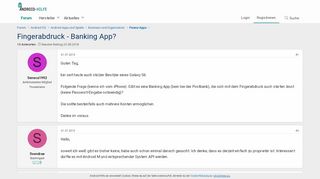 
                            10. Fingerabdruck - Banking App? - Finanz-Apps – Android-Hilfe.de