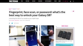 
                            7. Fingerprint, face scan, or password: what's the best way to unlock your ...
