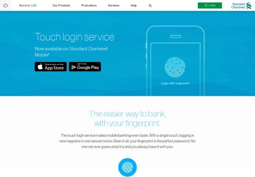 
                            5. Fingerprint Login – Standard Chartered UAE