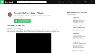 
                            10. Fingerprint Software - Secure PC Login - Free download and ...