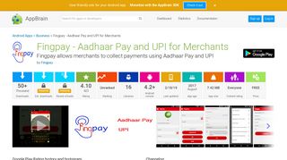 
                            8. Fingpay - Aadhaar Pay and UPI for Merchants - Android app on ...