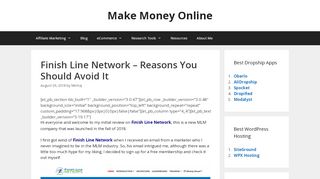 
                            13. Finish Line Network Review - Make Money Online